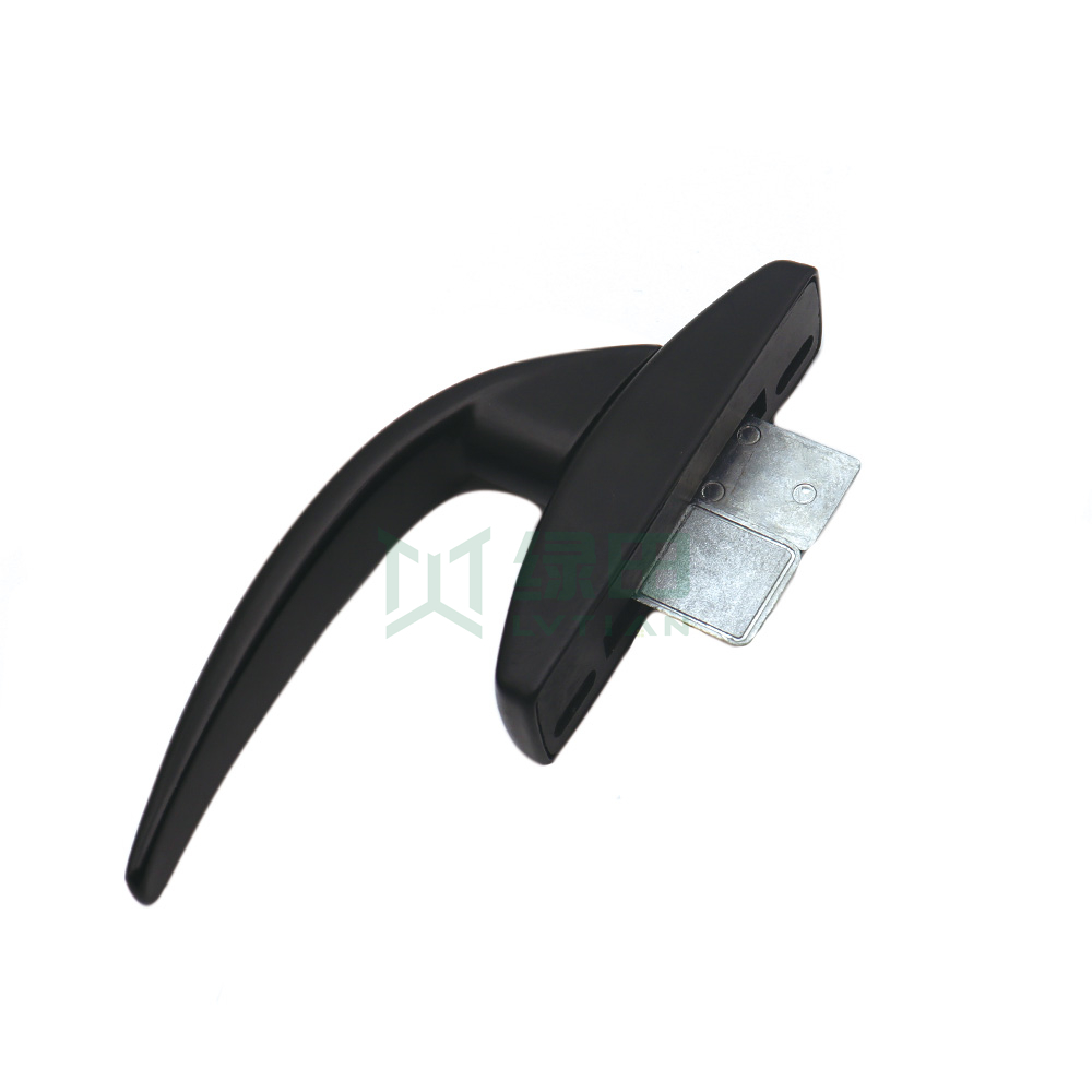 Inward opener zinc alloy multi point fork handle for aluminum door and window